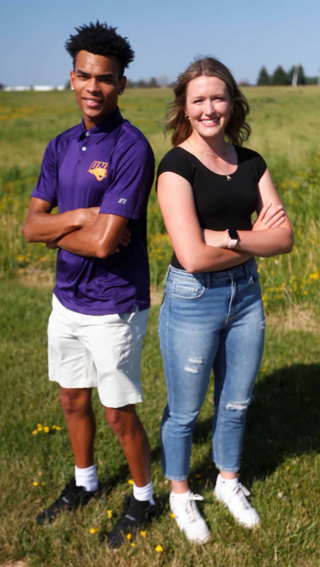 Trey Campbell and Morgan Brandt